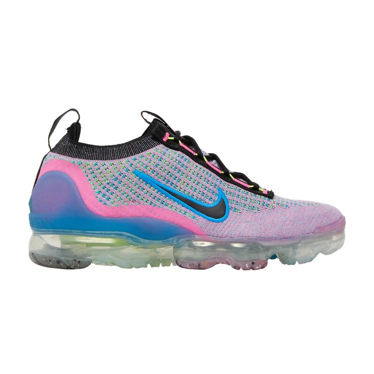 Wmns Air VaporMax 2021 Flyknit Next Nature 'Pink Blast Photo Blue'